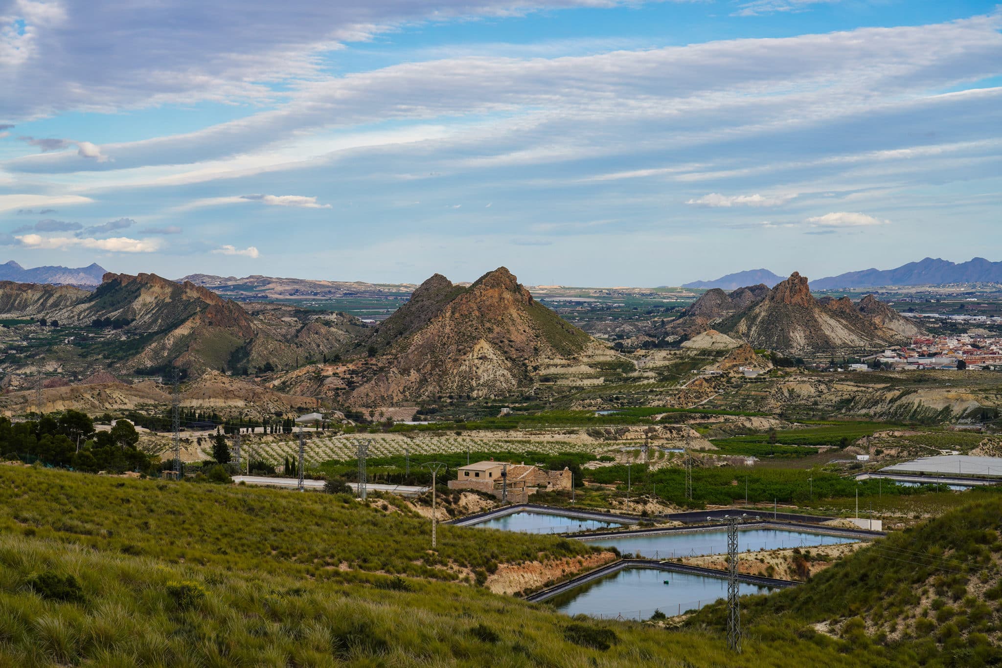 Panorámica natural del Valle de Ricote en Archena